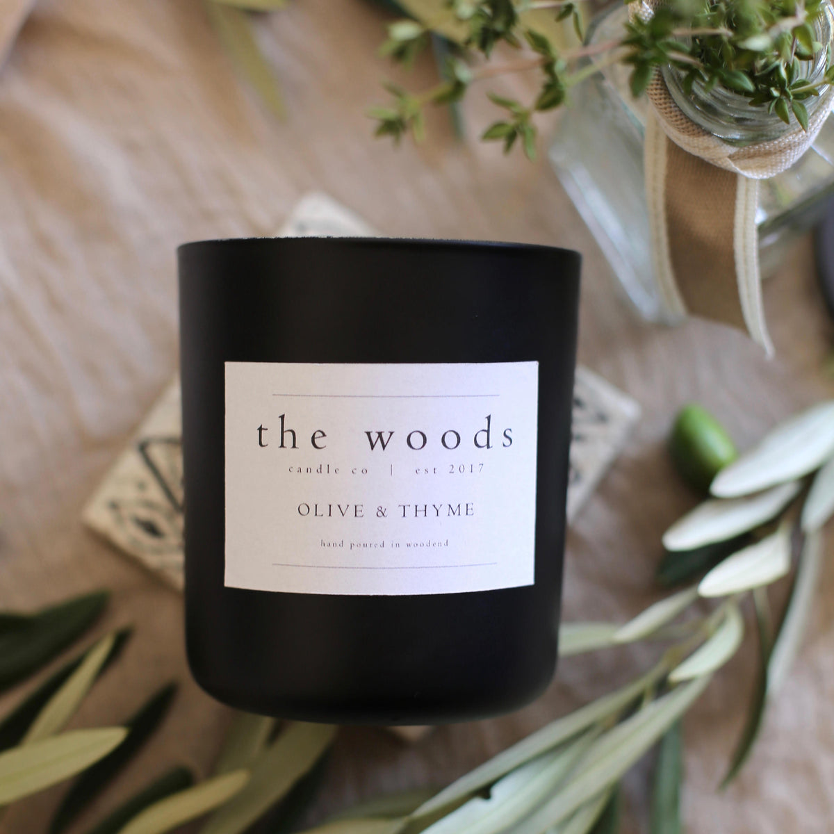 Olive &amp; Thyme Candle