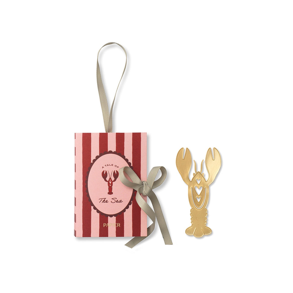 Festive Lobster Bookmark Gift Set
