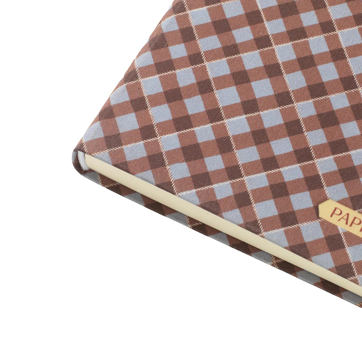 Petals & Plaid Checked Notebook A5
