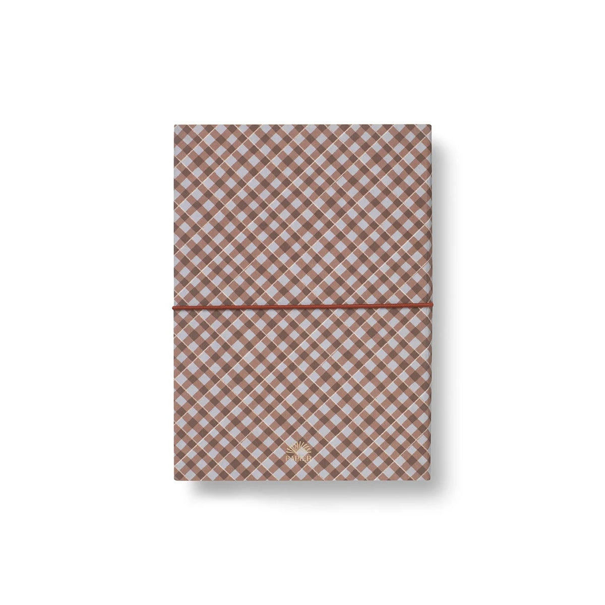 Petals & Plaid Checked Notebook A5