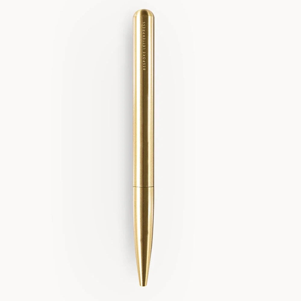 Solid Brass Ballpoint Twist Pen