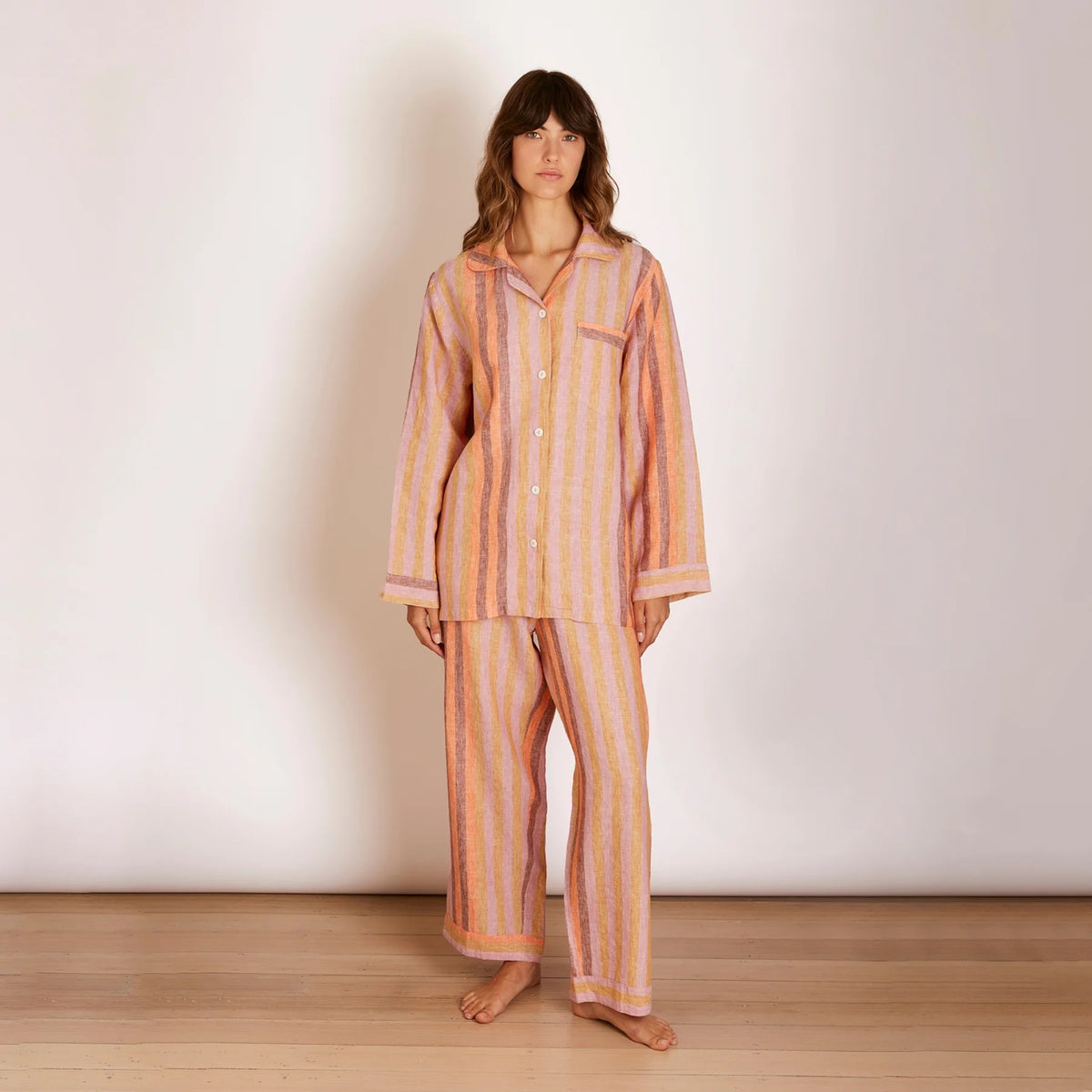 Stripe Orange Pyjamas