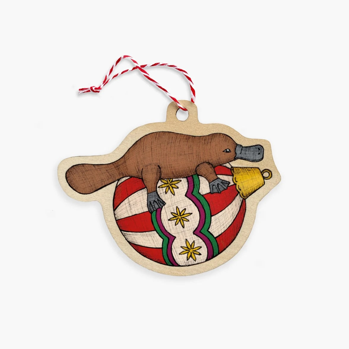 Platypus Christmas Ornament
