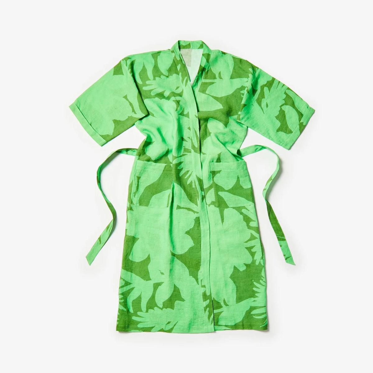 Carmine Green Robe