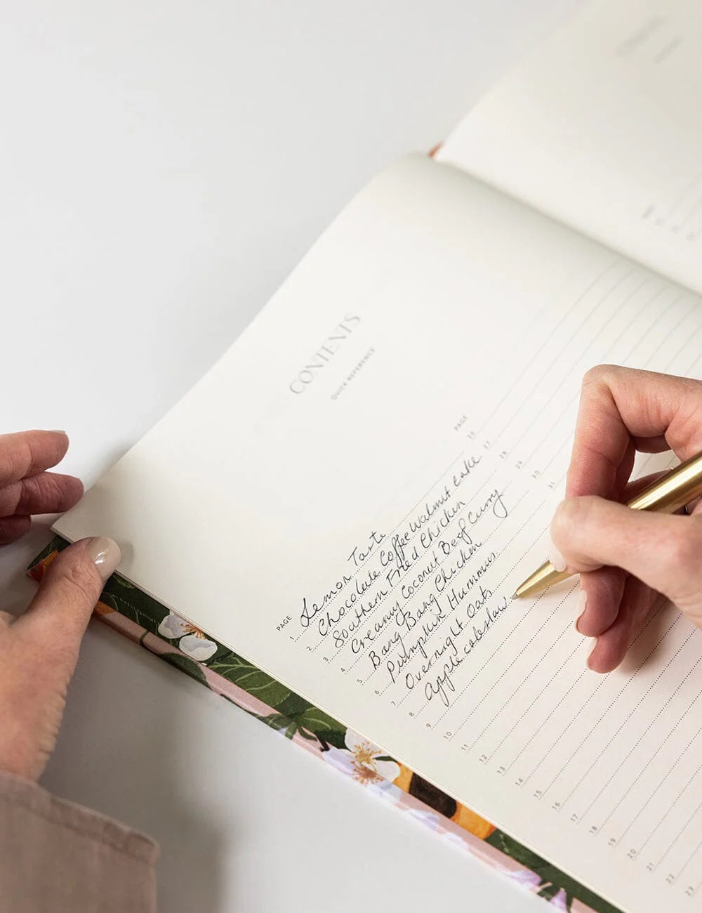 Heirloom Recipe Book Journal / Peaches