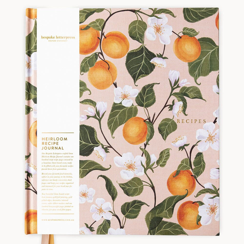 Heirloom Recipe Book Journal / Peaches