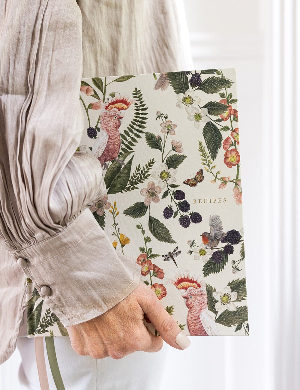 Heirloom Recipe Book Journal / Cockatoo