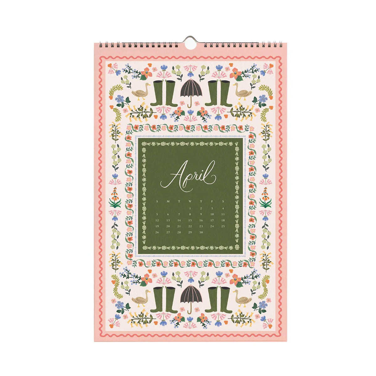 2026 Flora Wall Calendar