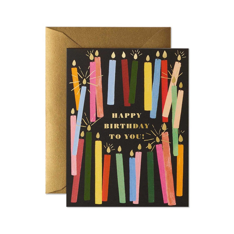 Greeting Card / Happy Birthday Candles
