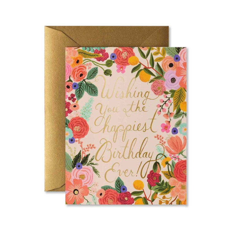 Greeting Card / Garden Party Birthday