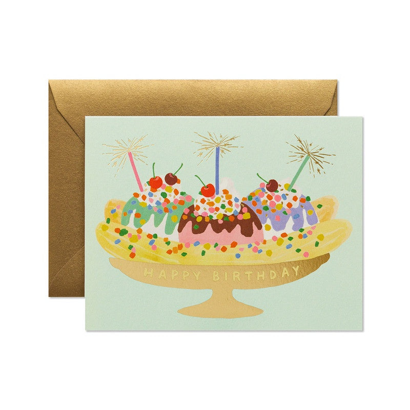 Greeting Card / Banana Split Birthday