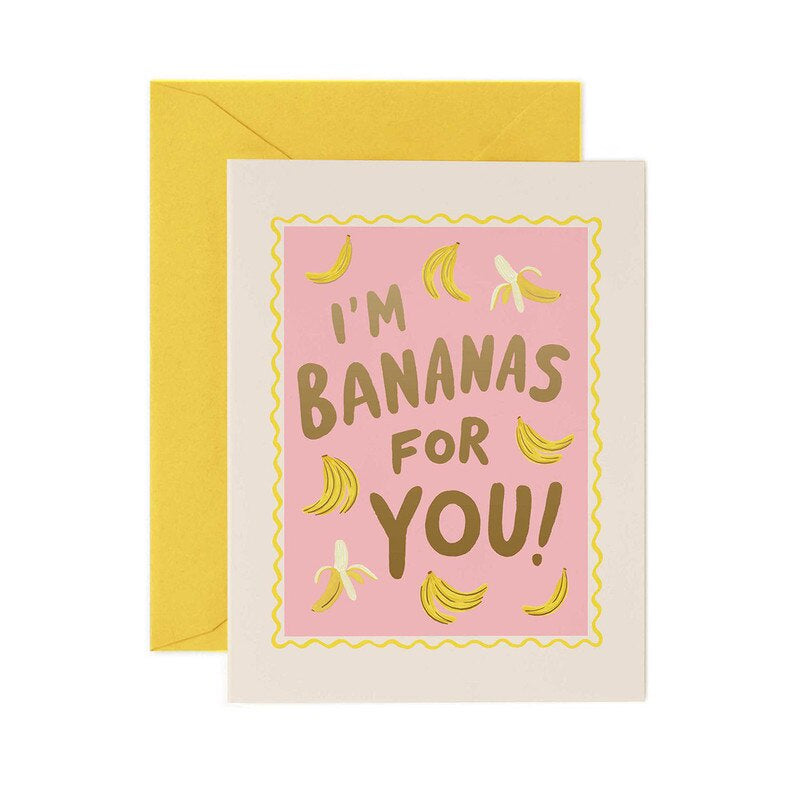 Greeting Card / Bananas For you