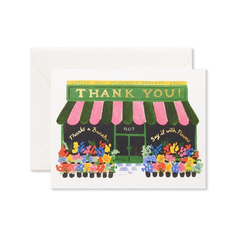 Greeting Card / Flower Shop Thankyou