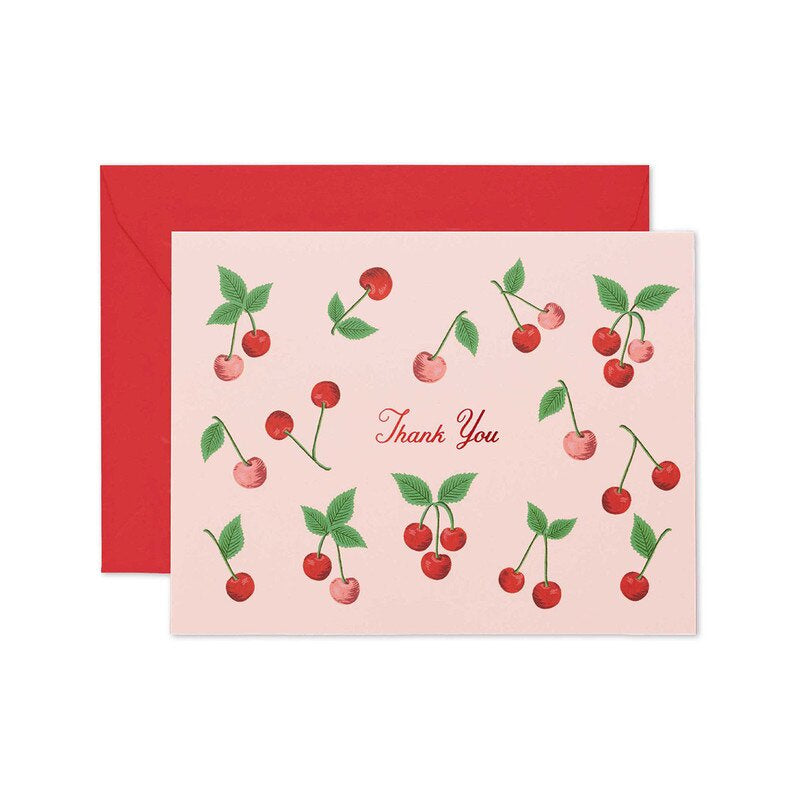 Greeting Card / Cherries Thankyou