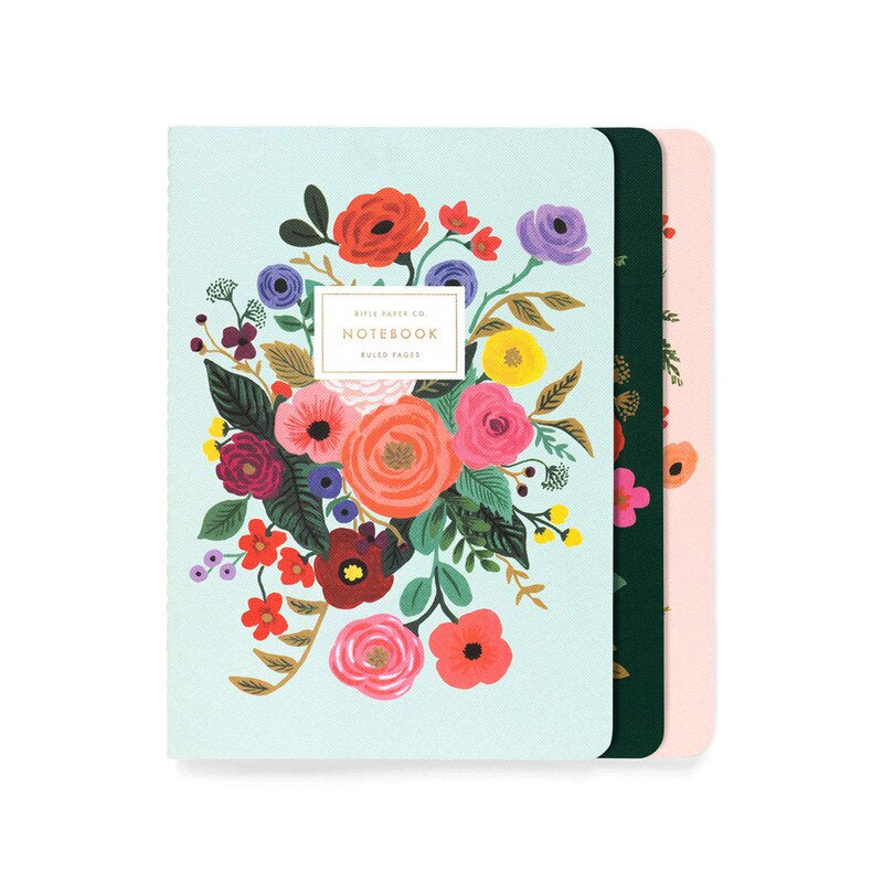 Garden Party Large Notebooks 3 Pack