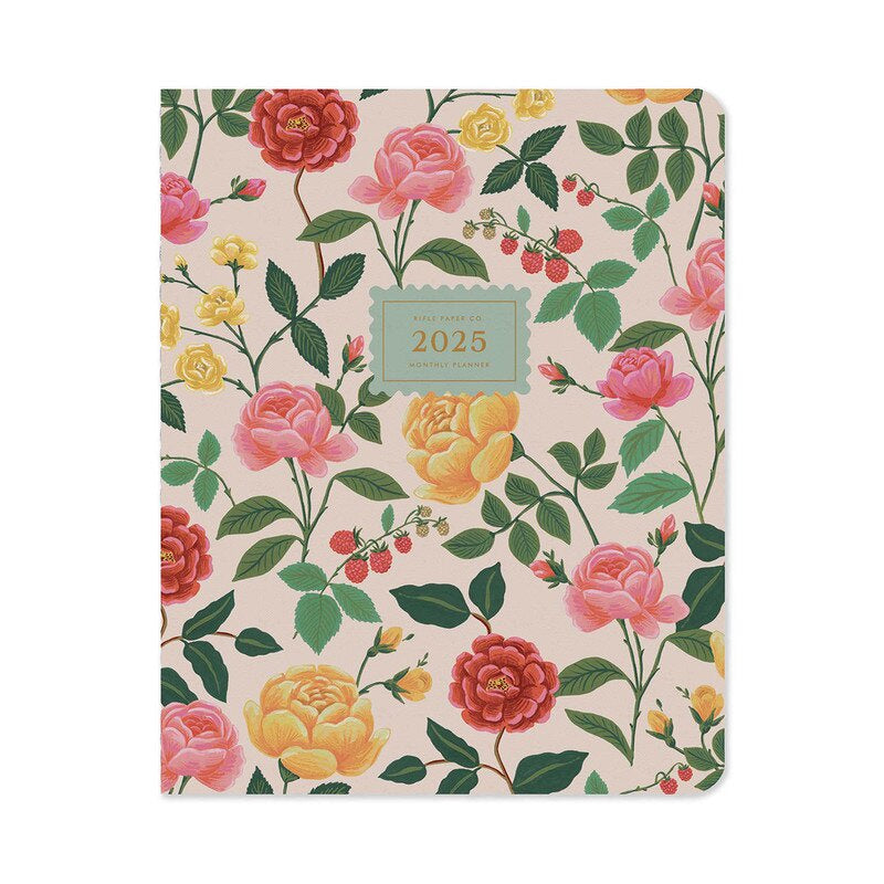 2025 12 Month Softcover Planner / Roses