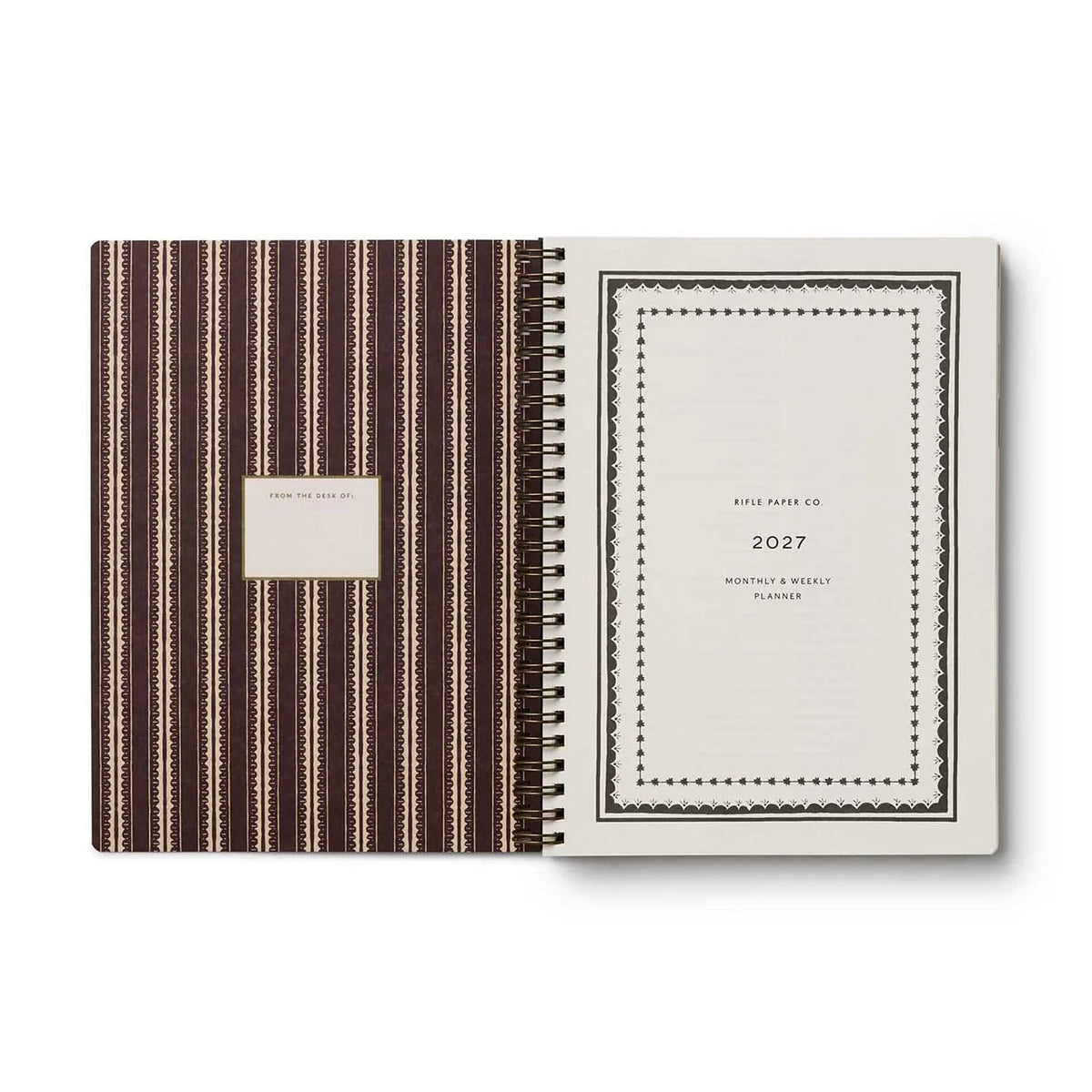 2027 Sage Hydrangea Weekly Spiral Planner