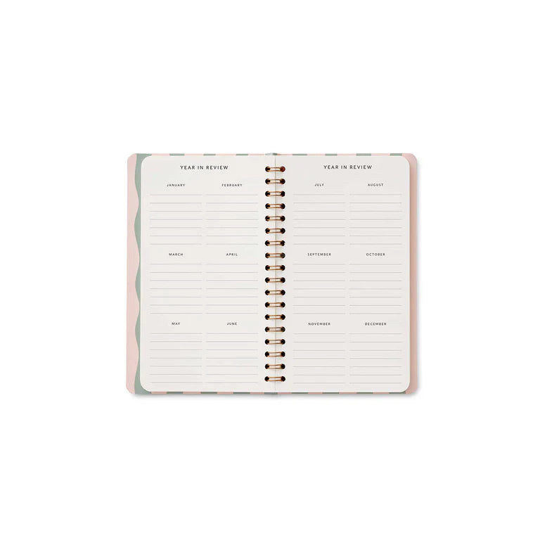 2025 12 Month Pocket Planner / Roses