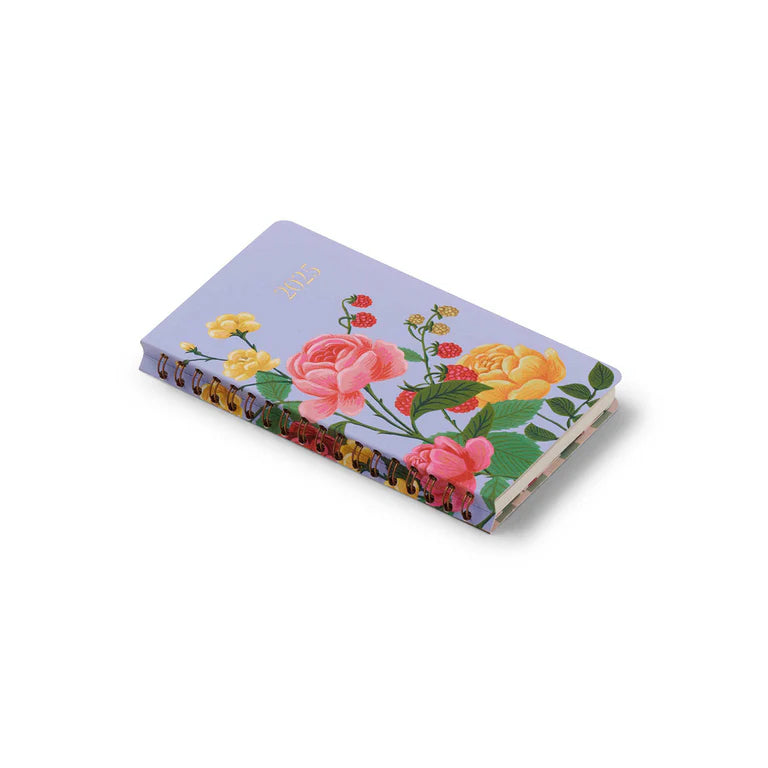 2025 12 Month Pocket Planner / Roses