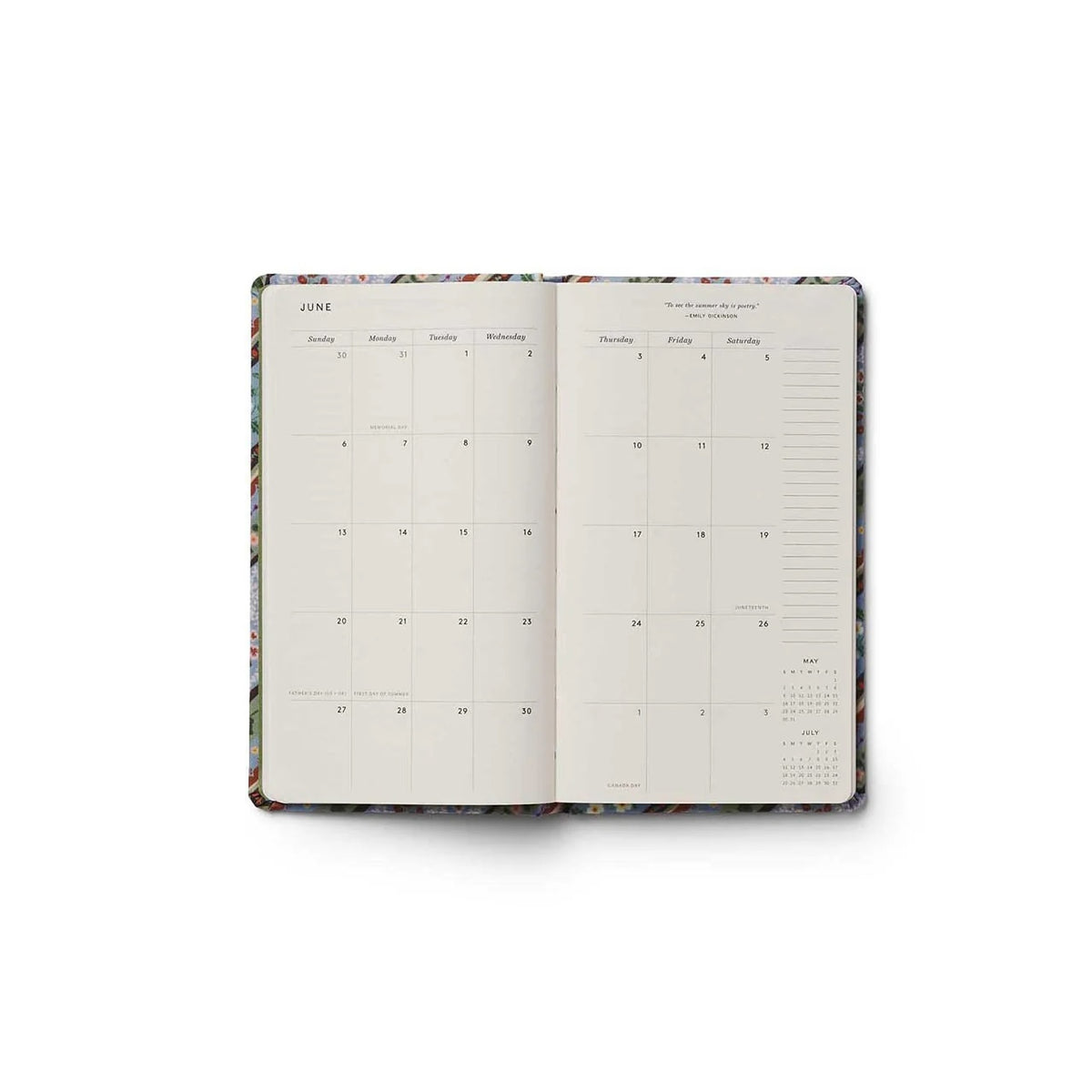 2027 Paisley Weekly Pocket Planner