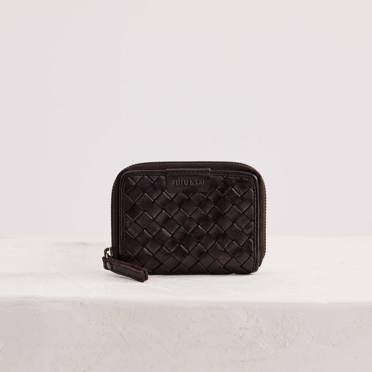 Small Basque Wallet / Chocolate