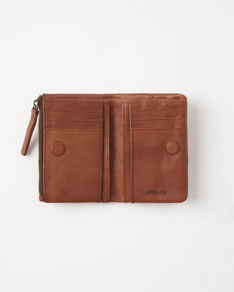 Small Capri Wallet / Cognac