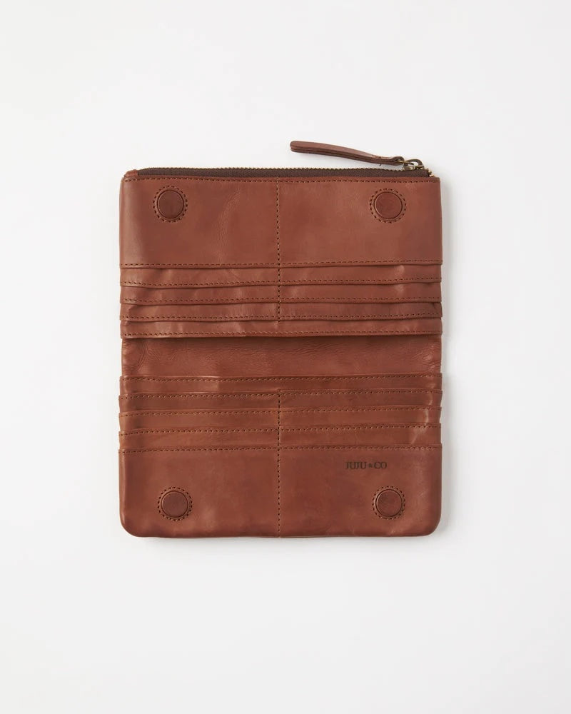 Large Capri Wallet / Cognac