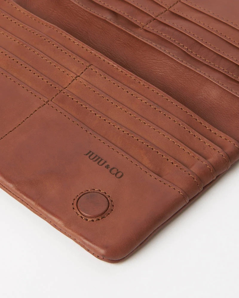 Large Capri Wallet / Cognac