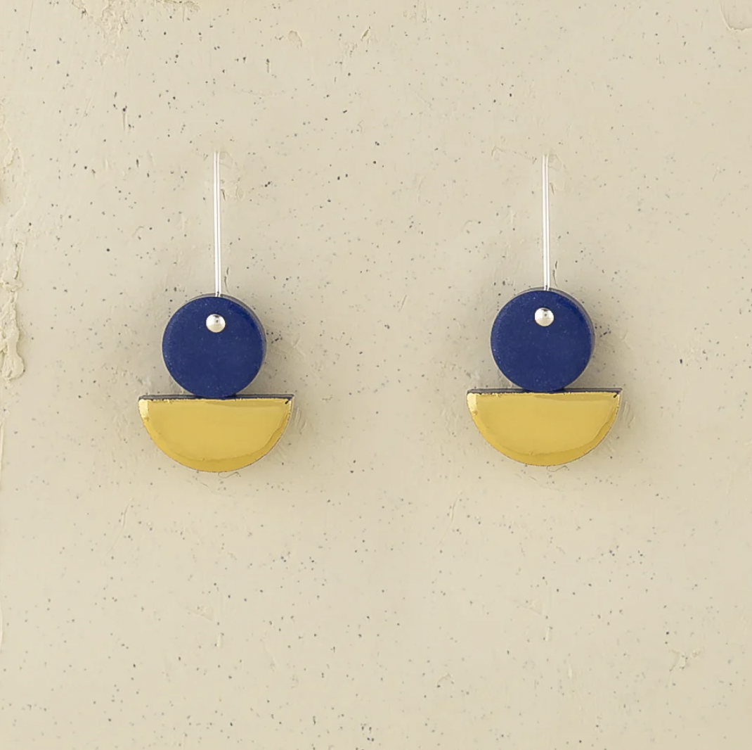 Float Earrings / Blue