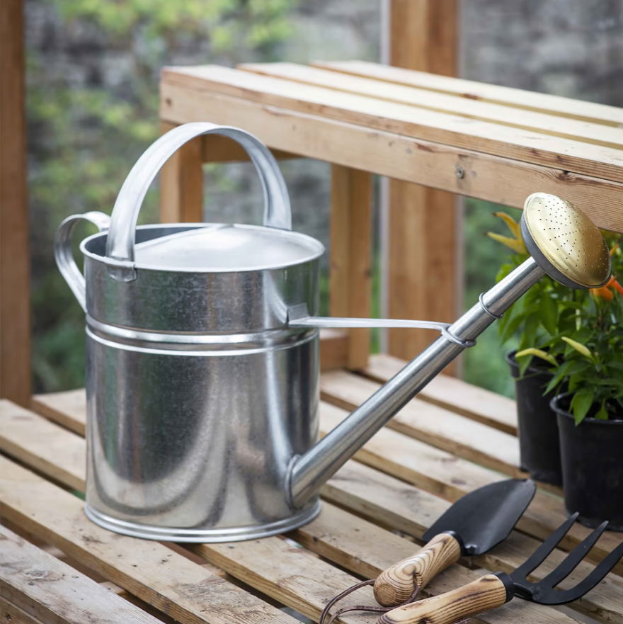 Classic Watering Can 10L / Silver