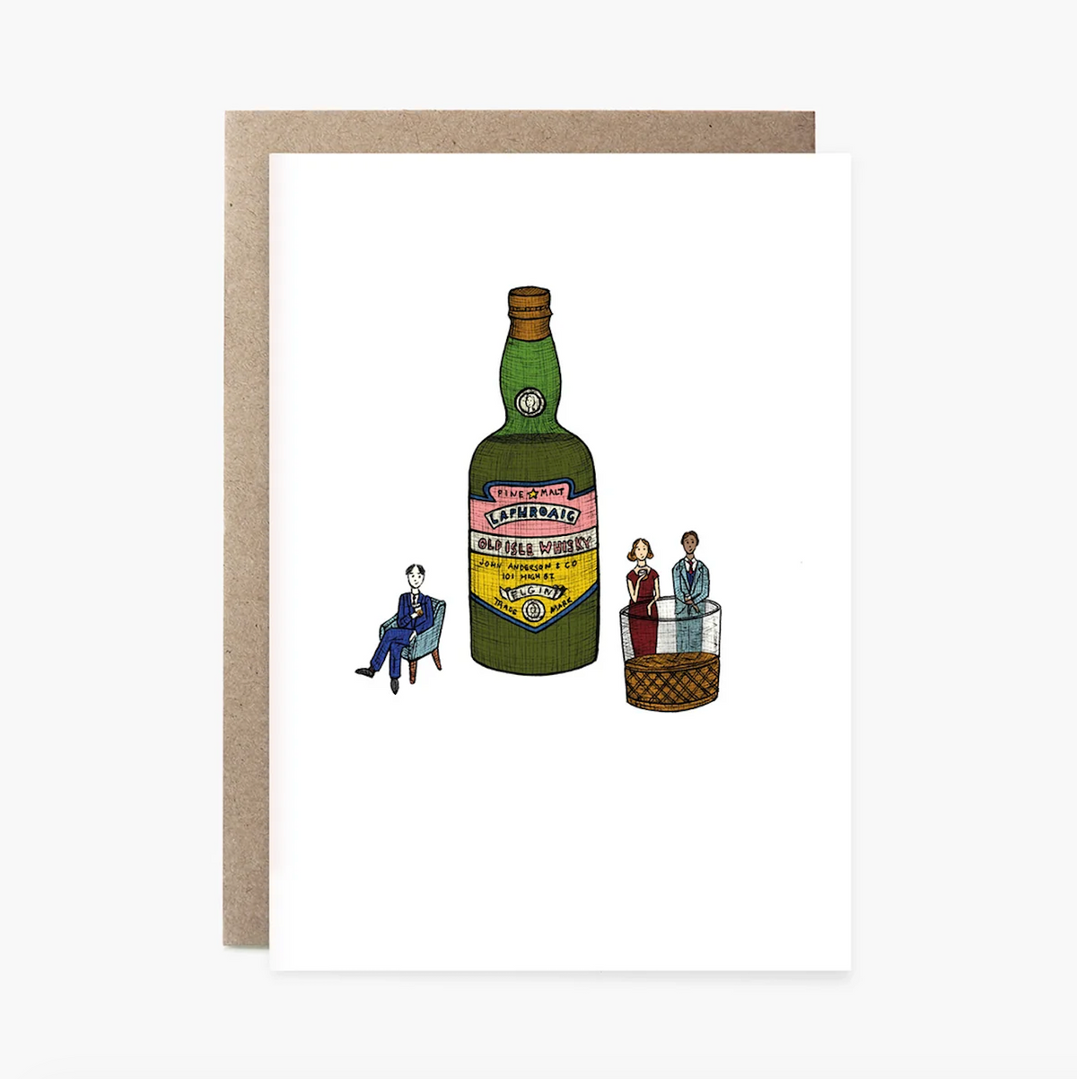 Greeting Card / Whisky O'Clock