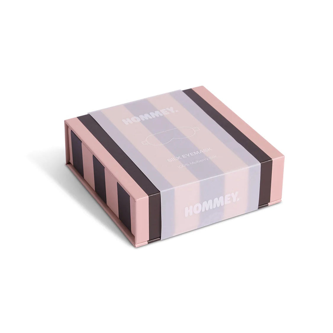 Silk Eye Mask / Rocky Road Stripes