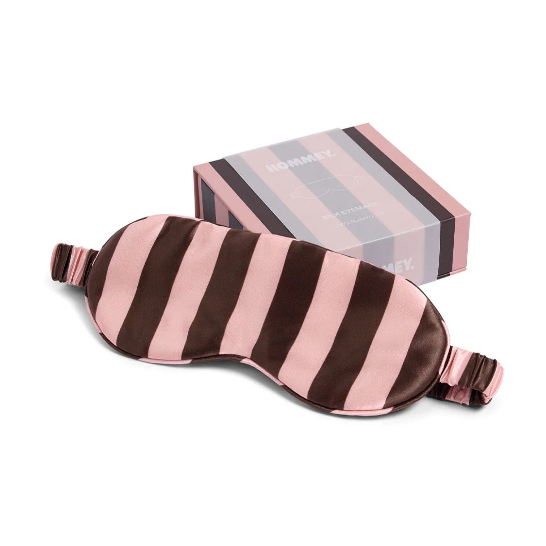 Silk Eye Mask / Rocky Road Stripes