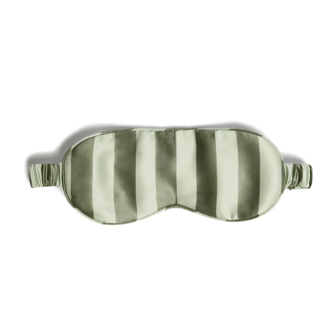 Silk Eye Mask / Wasabi Stripes