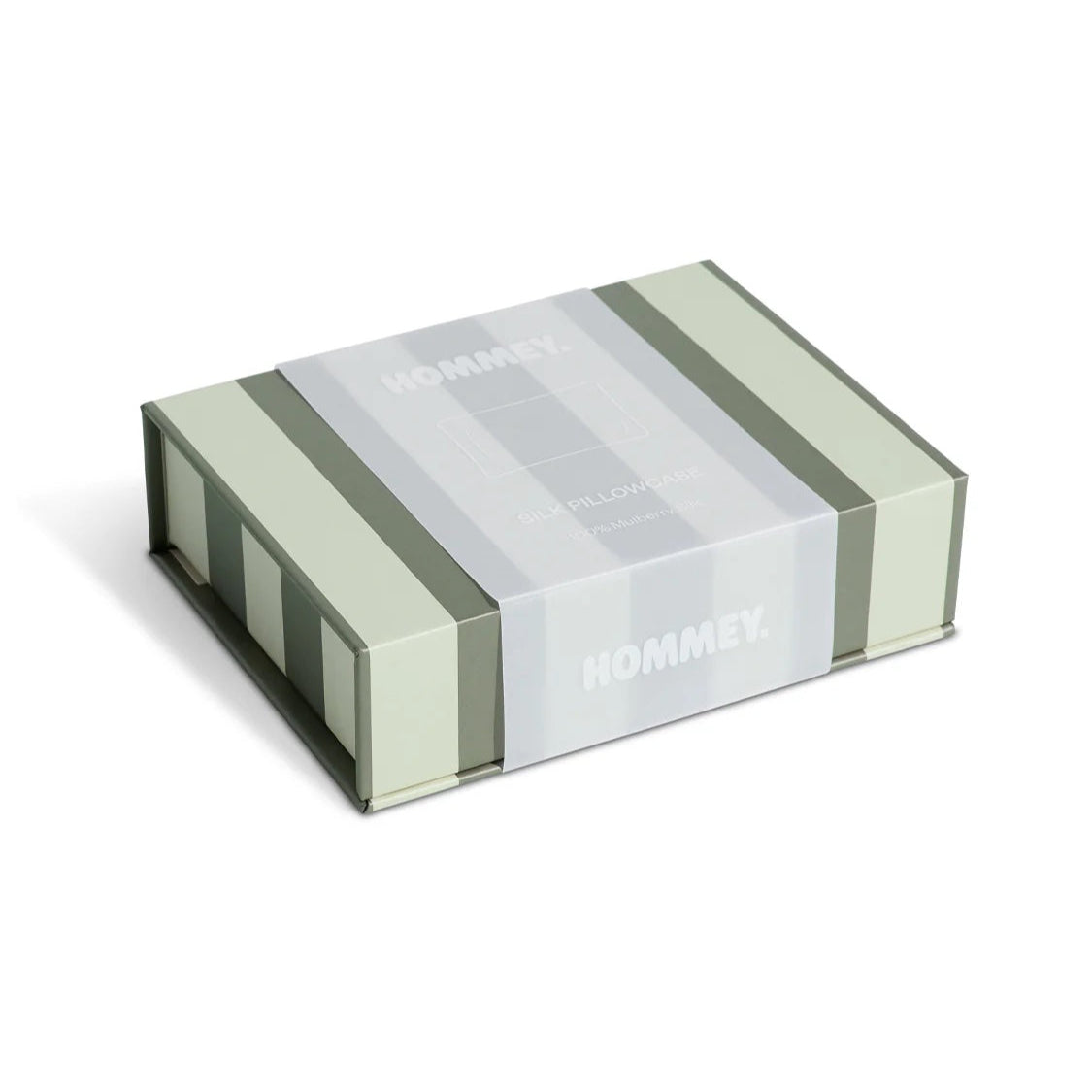 Silk Pillowcase / Wasabi Stripes