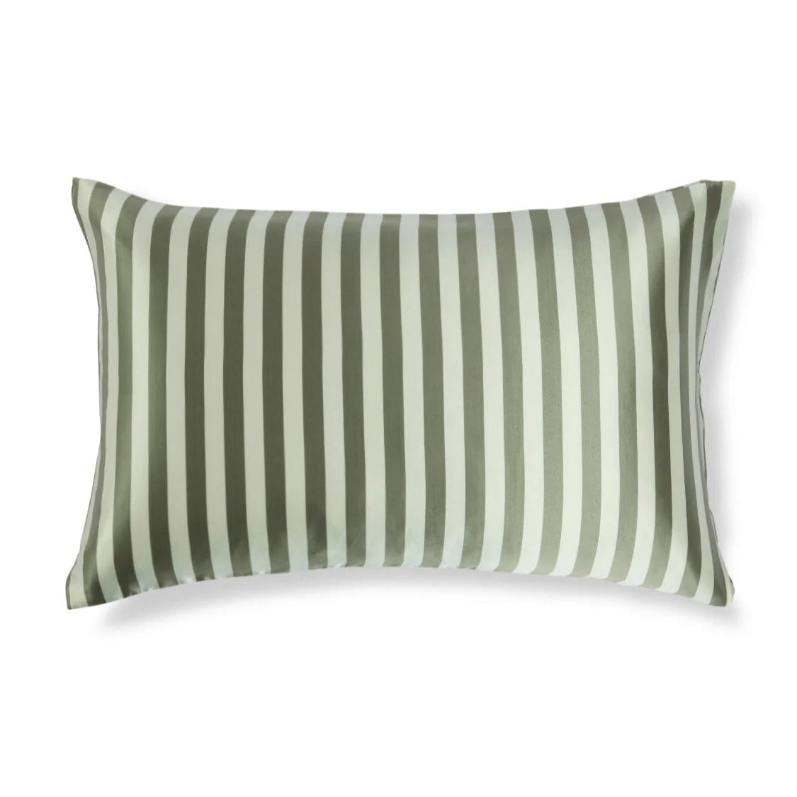 Silk Pillowcase / Wasabi Stripes