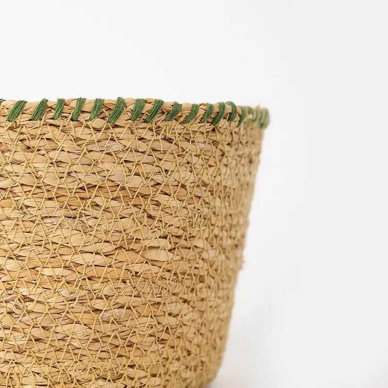 Stitch Basket Green / Set of 3
