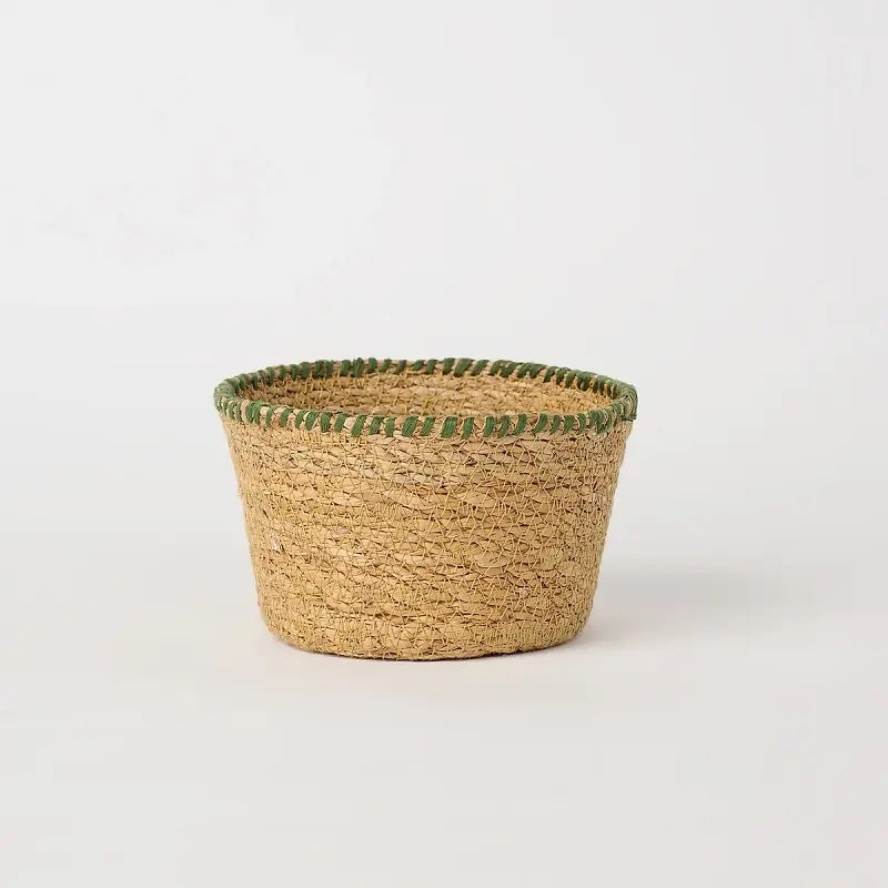 Stitch Basket Green / Set of 3