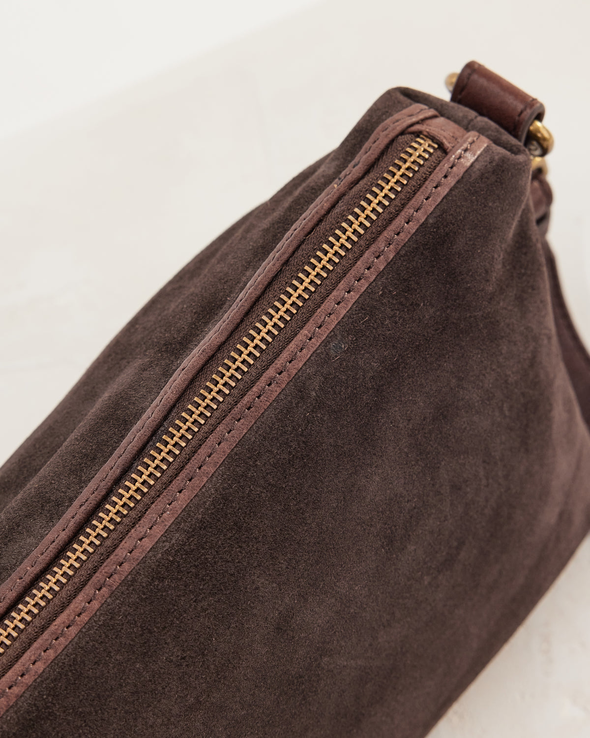 Suede Teddy Bag / Chocolate