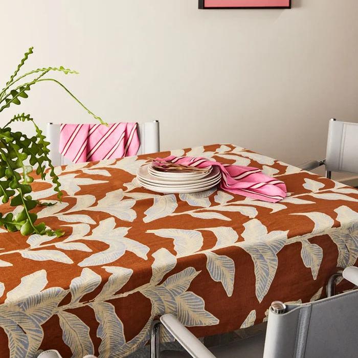 Meridian Coco Linen Tablecloth