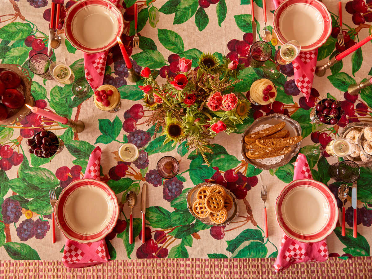 Cherries and Berries Multi Tablecloth