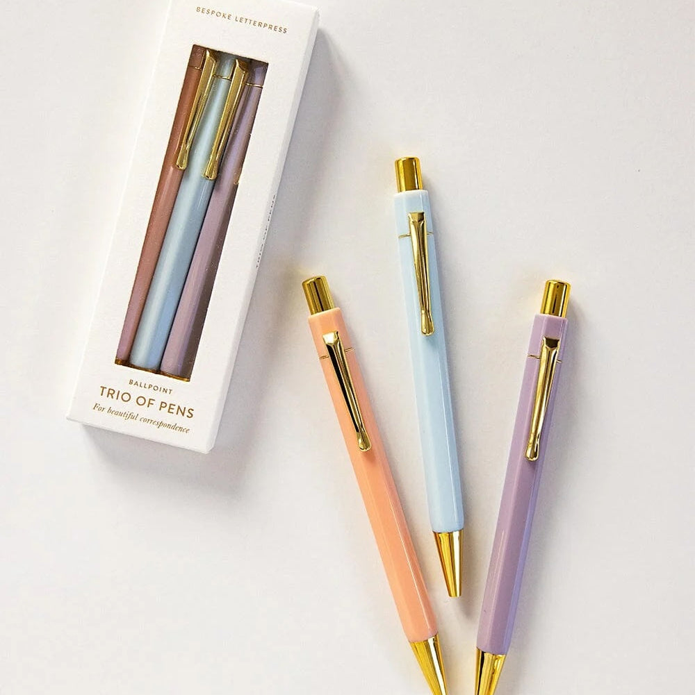 Trio of Pens / Pastel