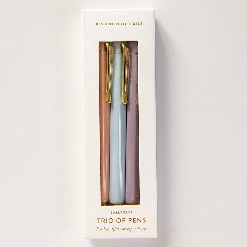 Trio of Pens / Pastel