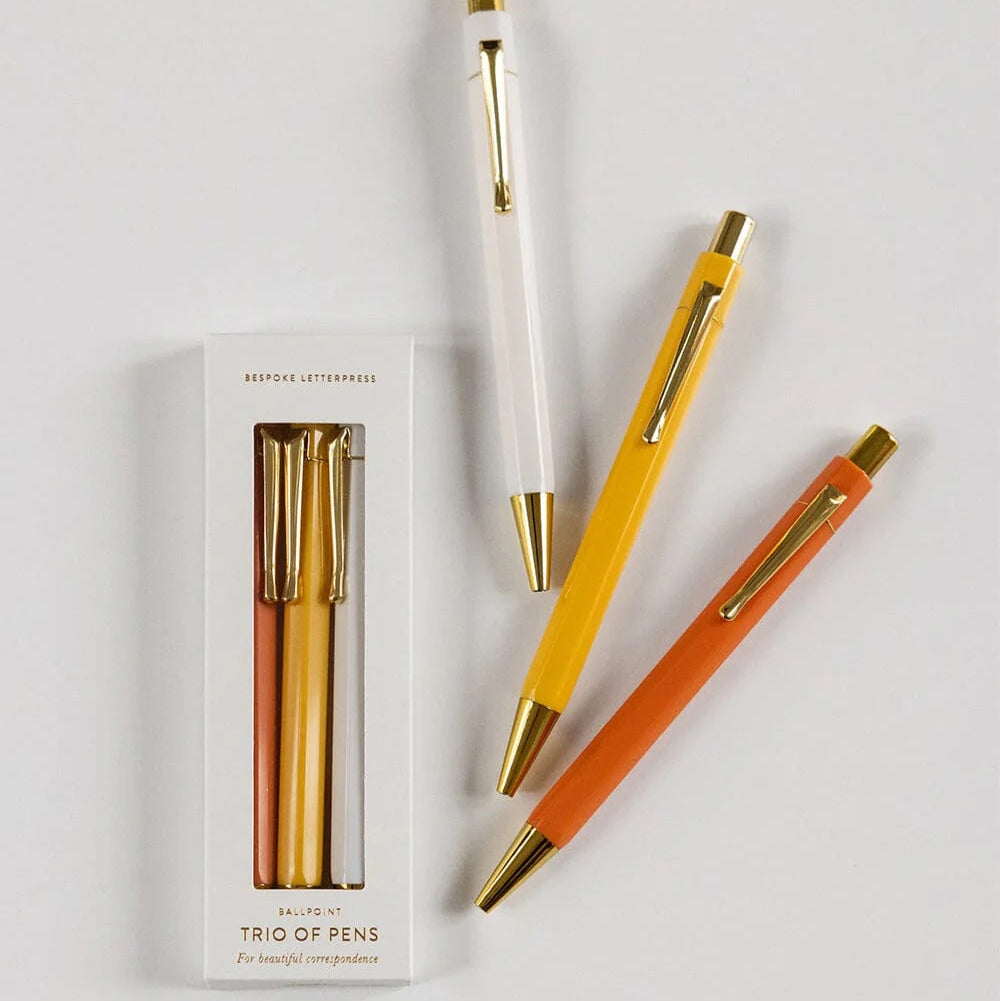 Trio of Pens / Citrus