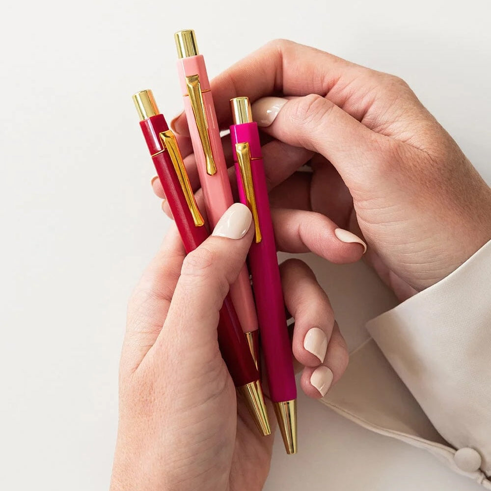 Trio of Pens / Berry