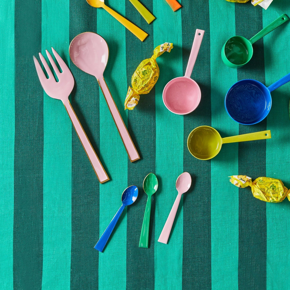 Enamel Teaspoon / Blue