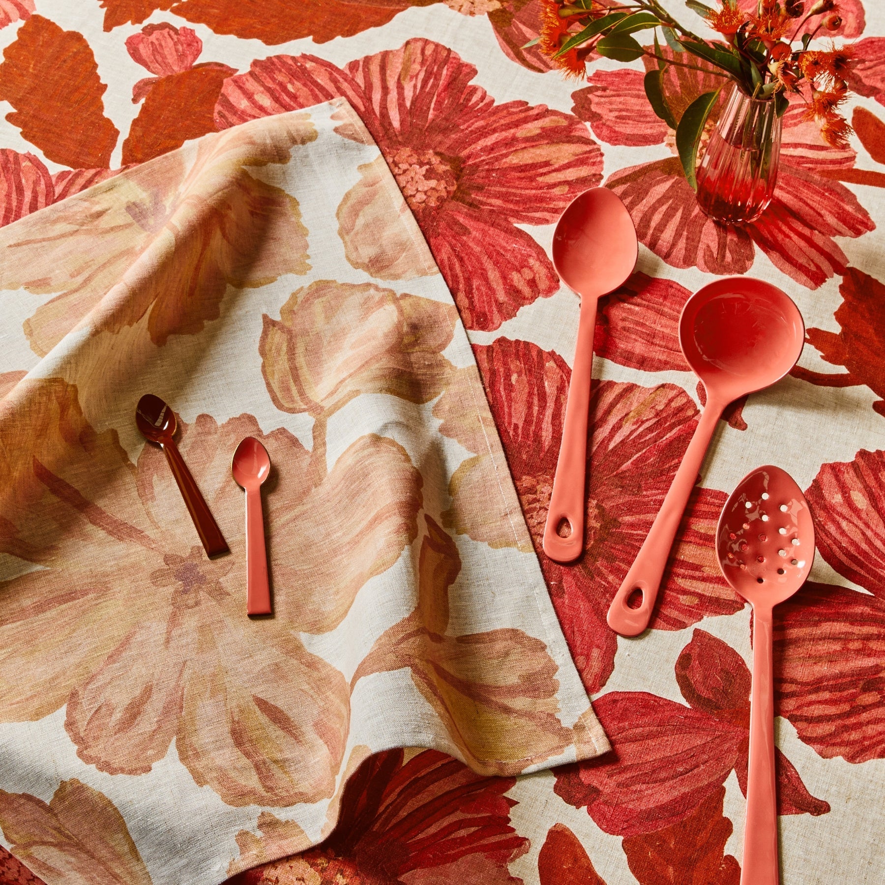 Tulip Pink Tea Towel