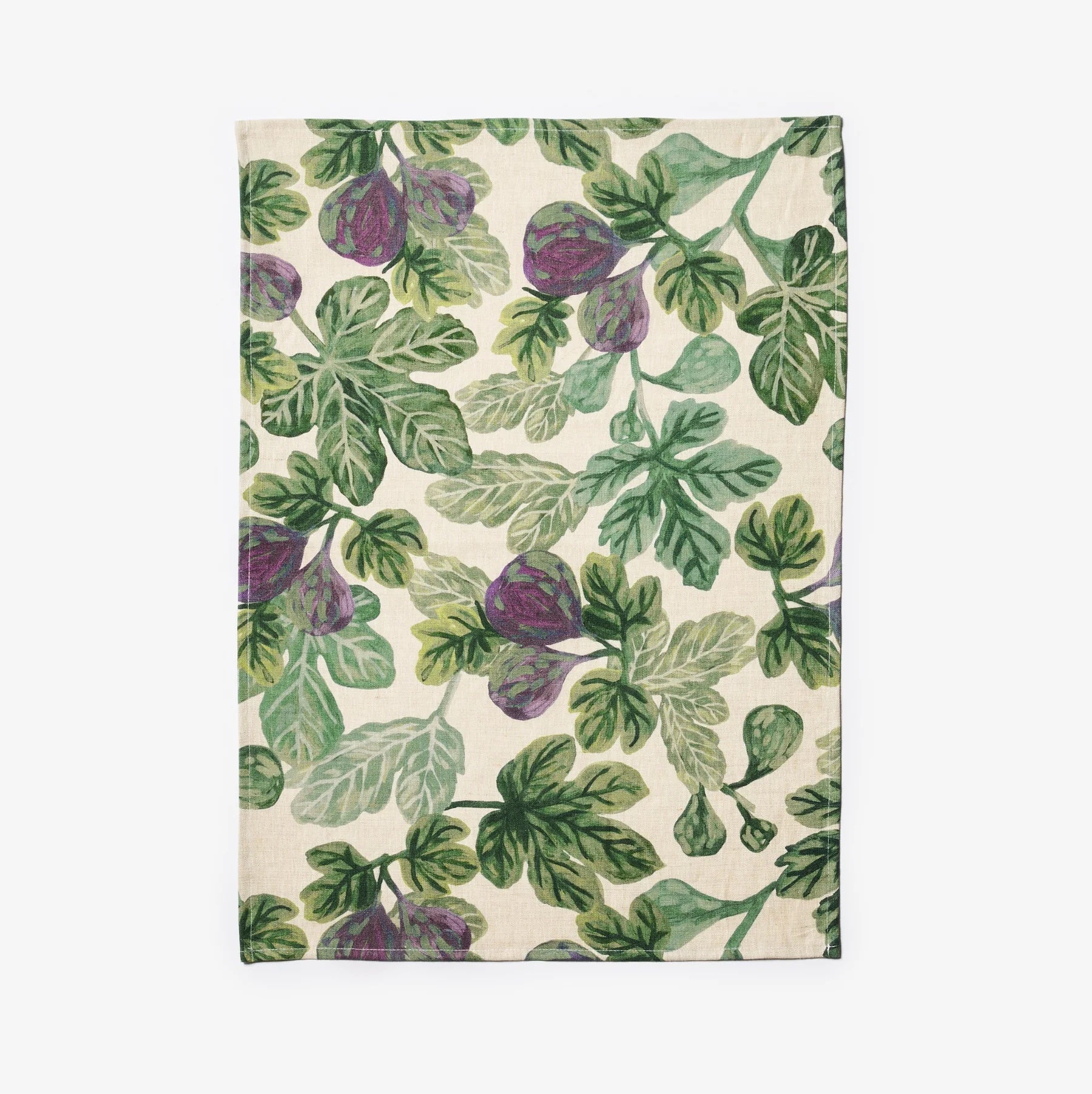 Figgy Green Tea Towel