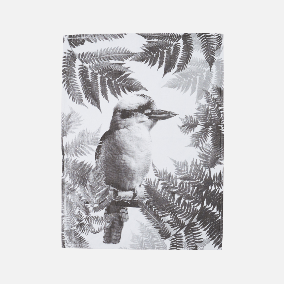 Kooka Fern Black Tea Towel