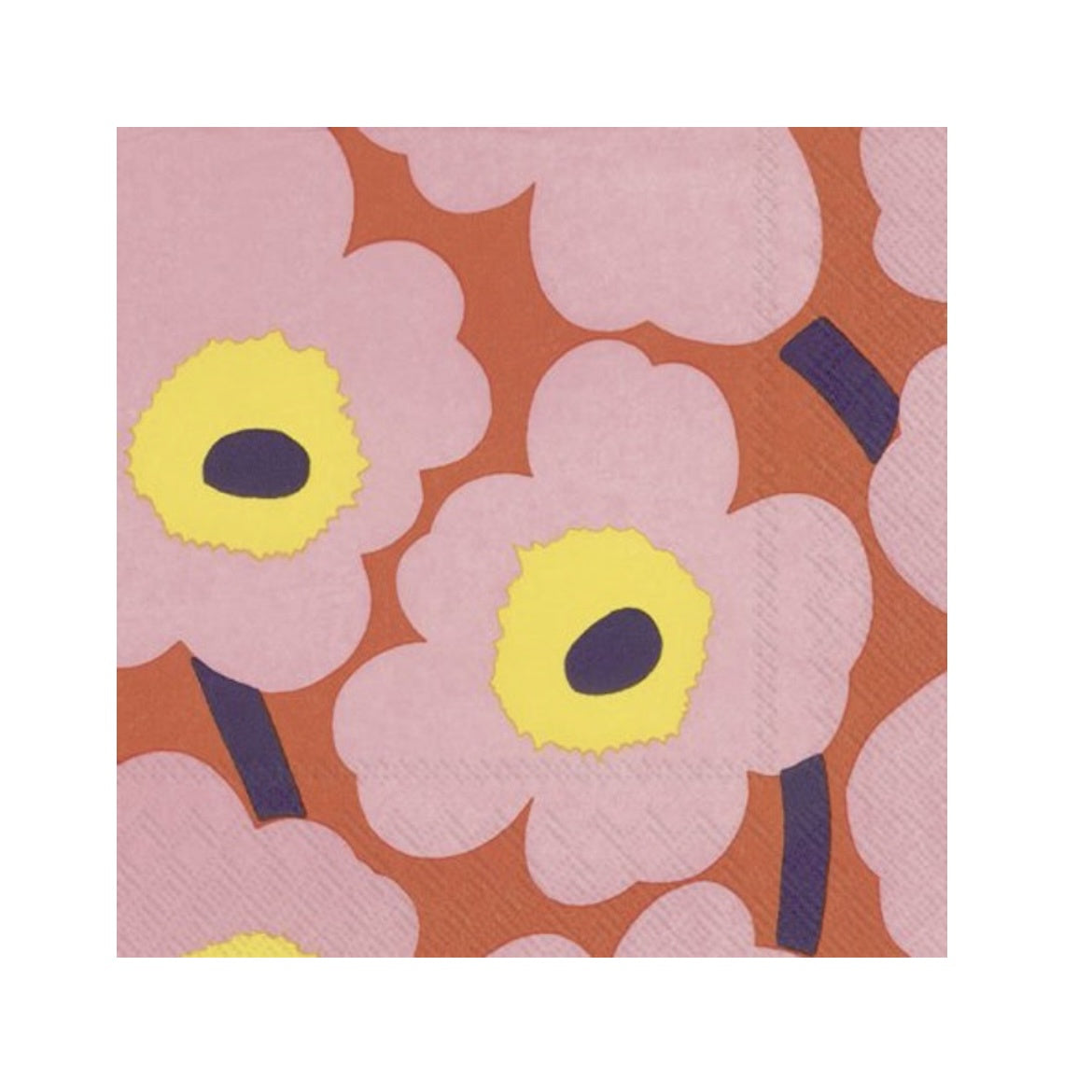 Marimekko Napkins / Unikko Rose Orange